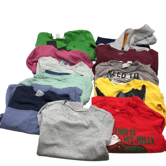 GAP Other - Boys 5T Long Sleeve T Shirts BUNDLE Sweatshirts H&M Oshkosh Gap Mix Fall Winter